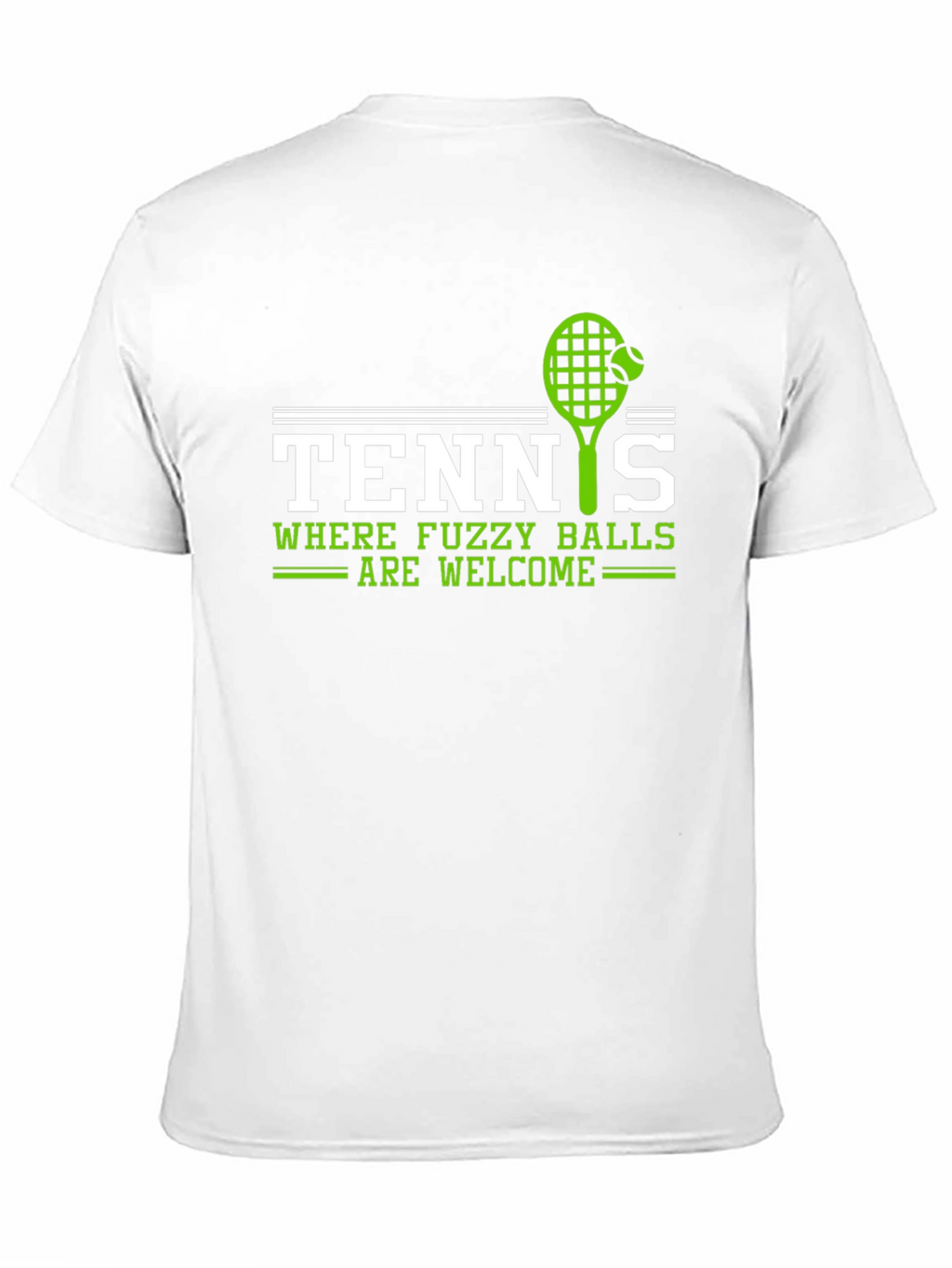 Tennis Fuzzy Balls Welcome Graphic T-Shirt
