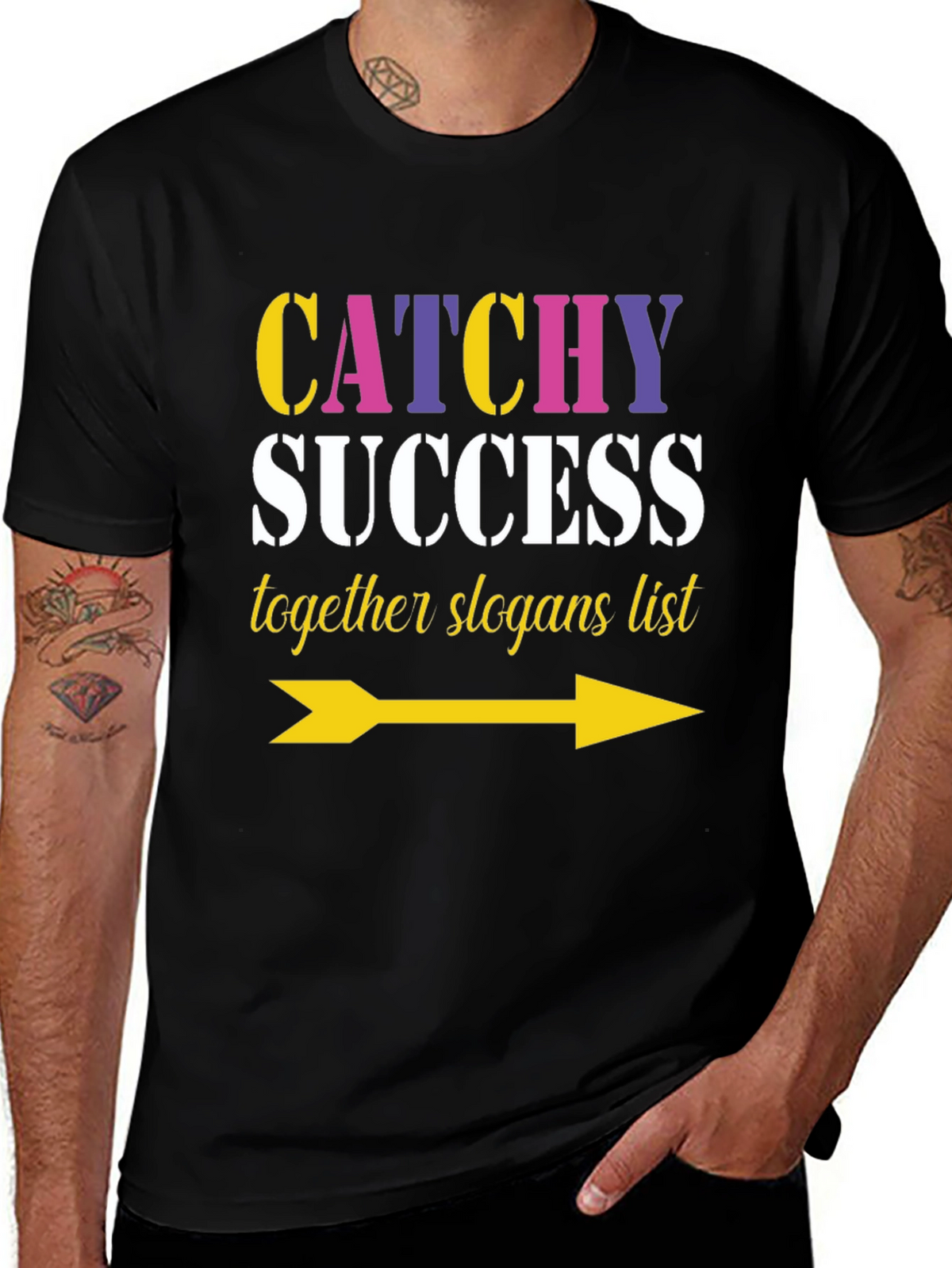 Catchy Success Slogans List Arrow T-Shirt