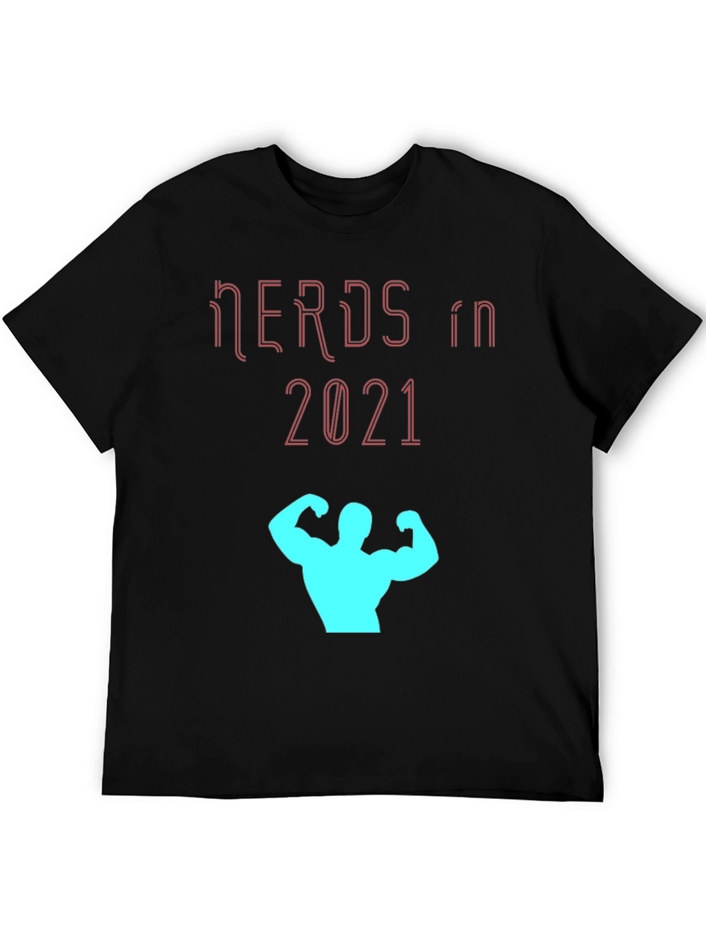 Nerds In 2021 Black Graphic T-Shirt