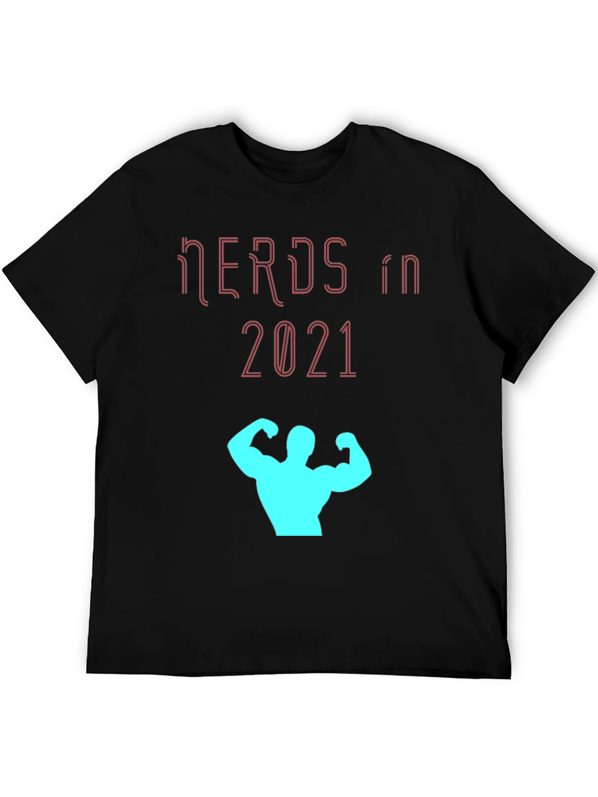 Nerds In 2021 Black Graphic T-Shirt