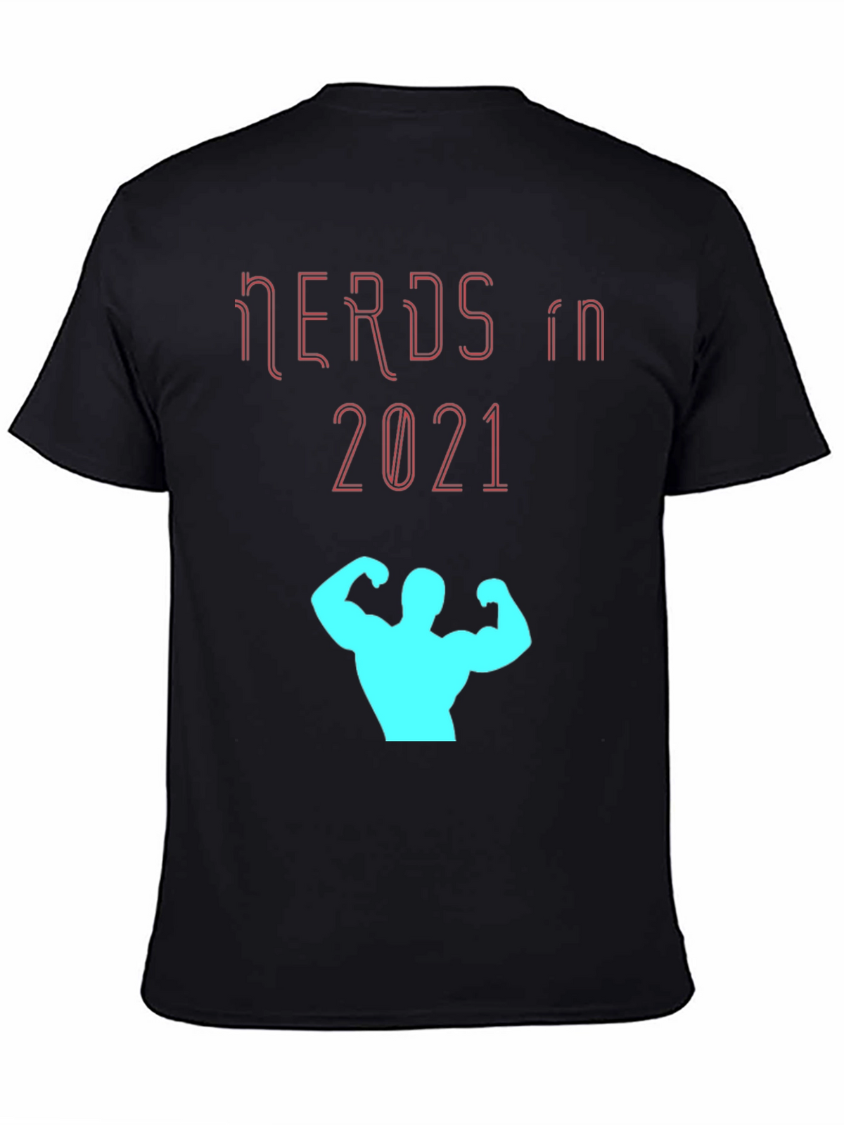 Nerds In 2021 Black Graphic T-Shirt