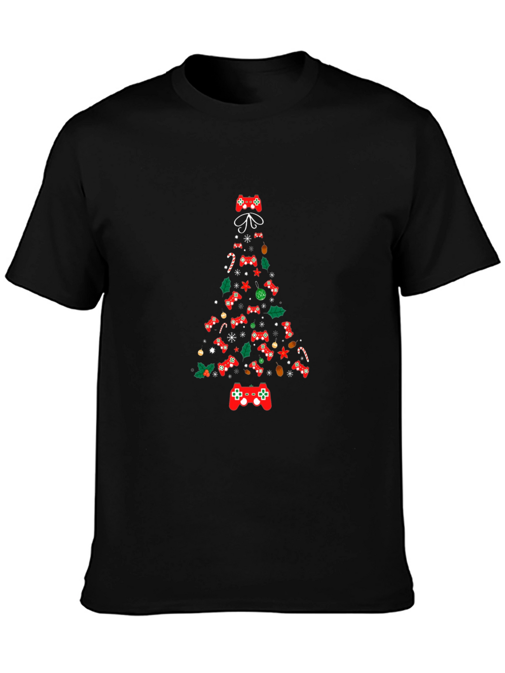 Christmas Gamer Tree Graphic Tee