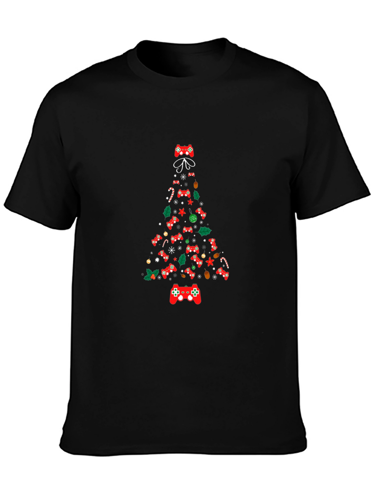 Christmas Gamer Tree Graphic Tee