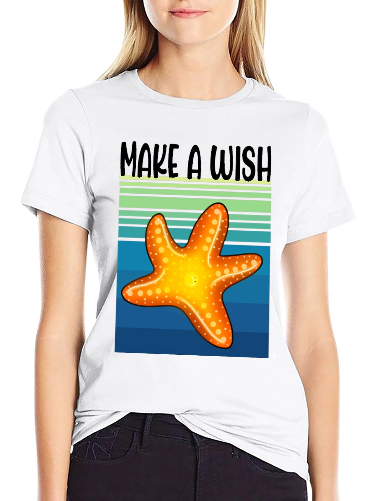 Make a Wish Starfish Graphic Tee