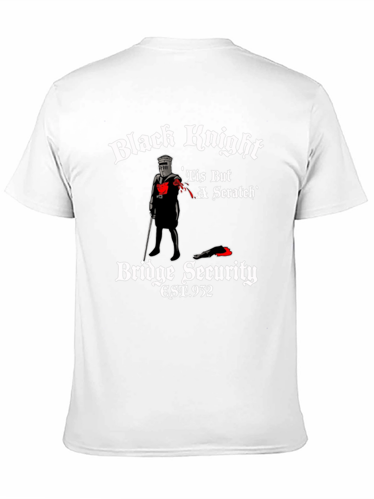 Black Knight Tis But A Scratch T-Shirt