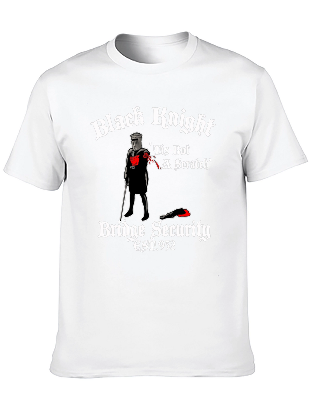 Black Knight Tis But A Scratch T-Shirt