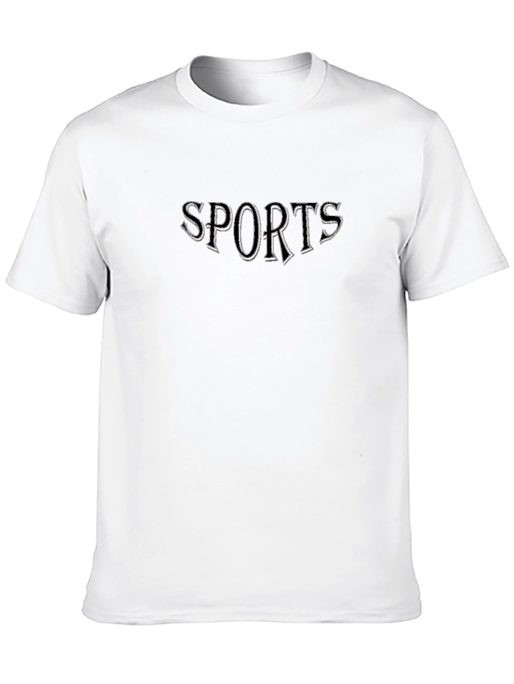 SPORTS Graphic Black T-Shirt