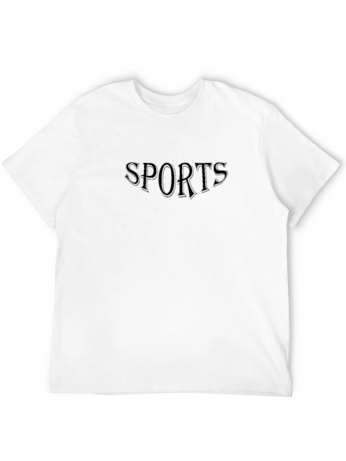 SPORTS Graphic Black T-Shirt