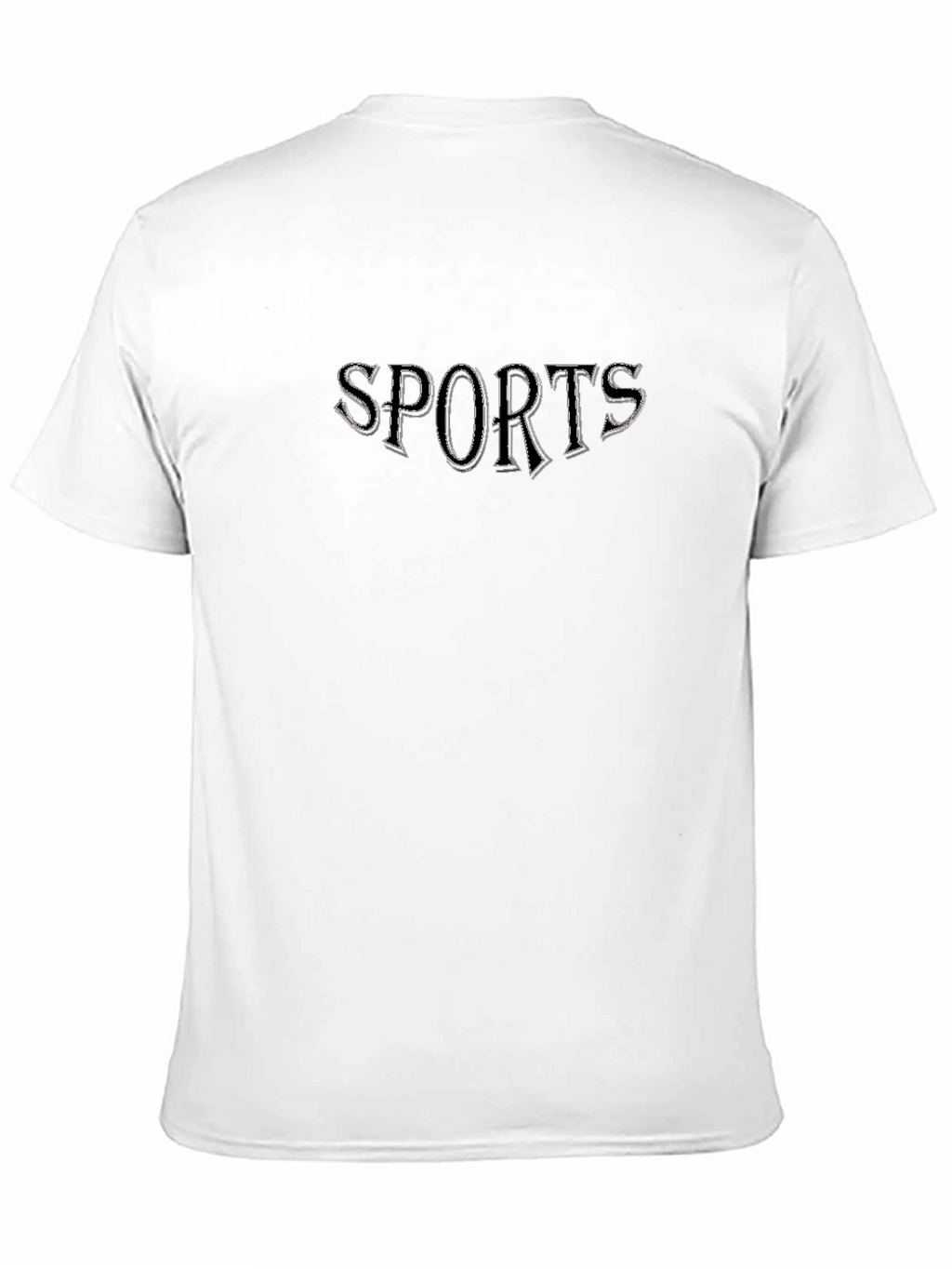 SPORTS Graphic Black T-Shirt