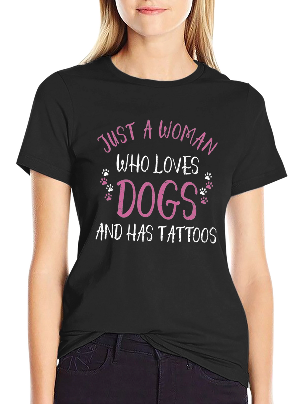 Dog Lover Tattoo T-Shirt - Womens Graphic Tee