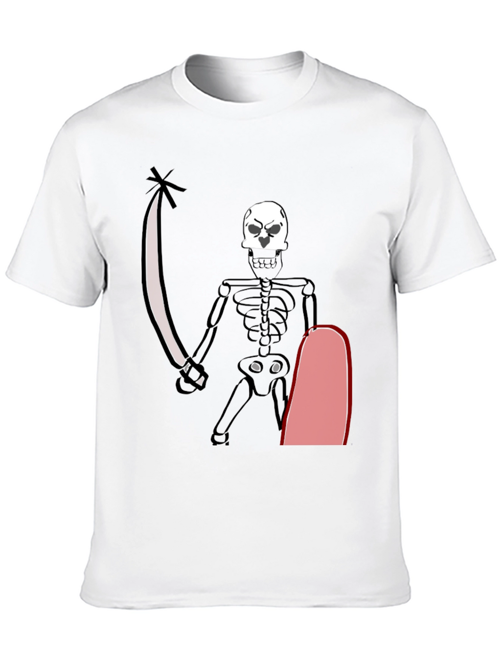 Skeleton Pirate T-Shirt - Black