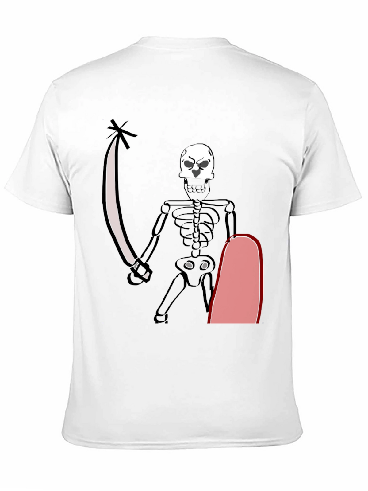 Skeleton Pirate T-Shirt - Black