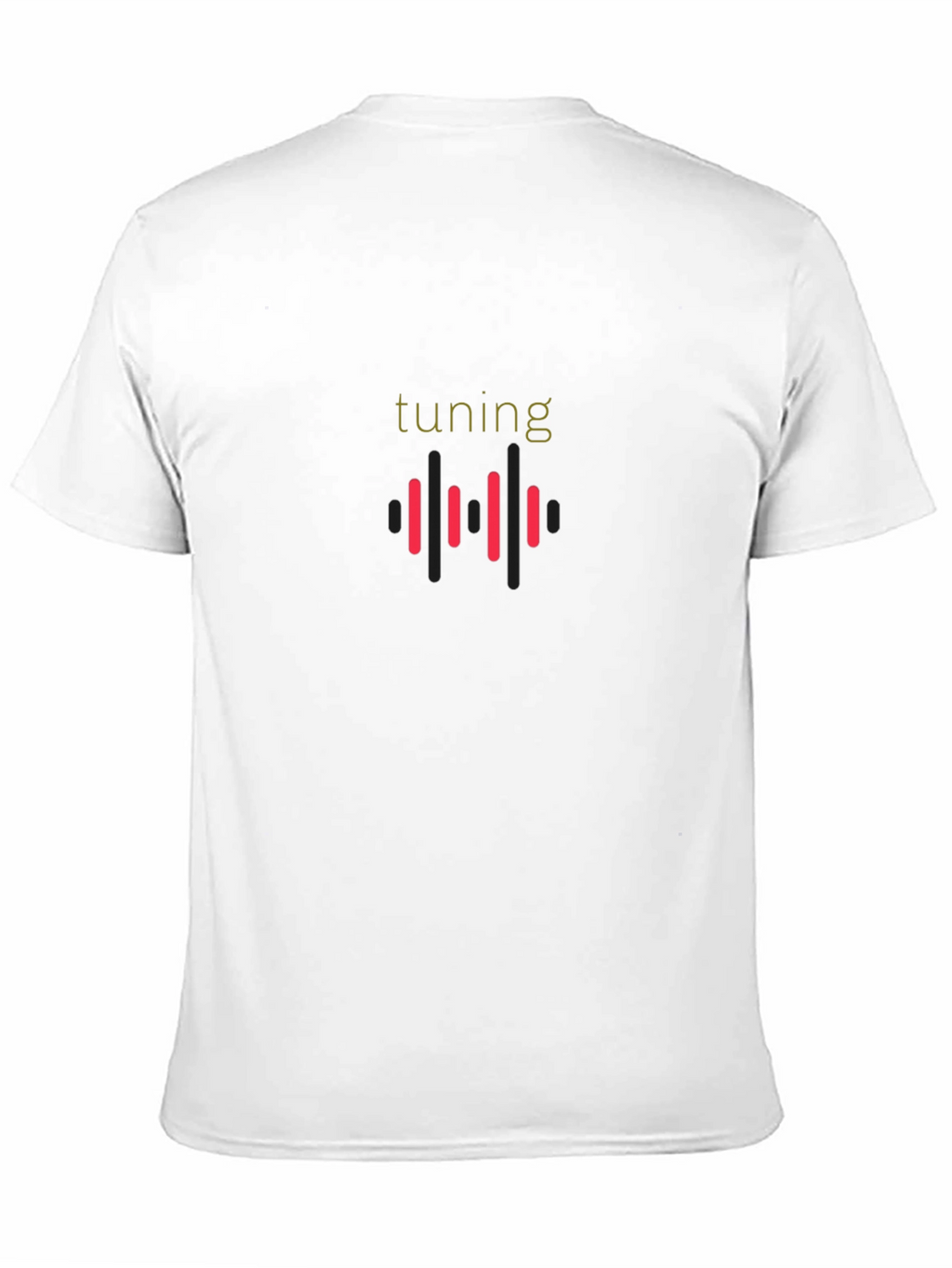Tuning Graphic Print Tee - Black Cotton Blend