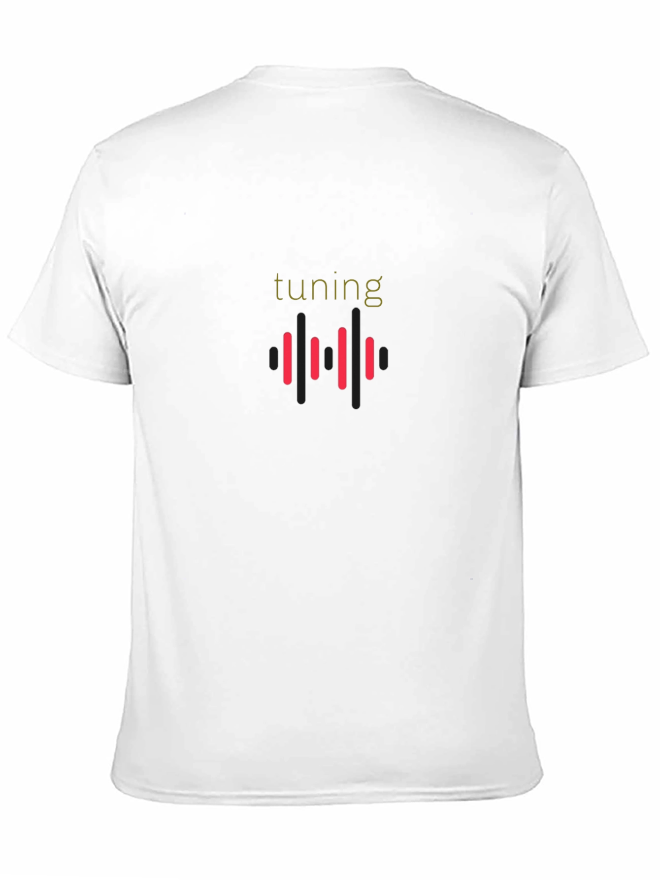 Tuning Graphic Print Tee - Black Cotton Blend