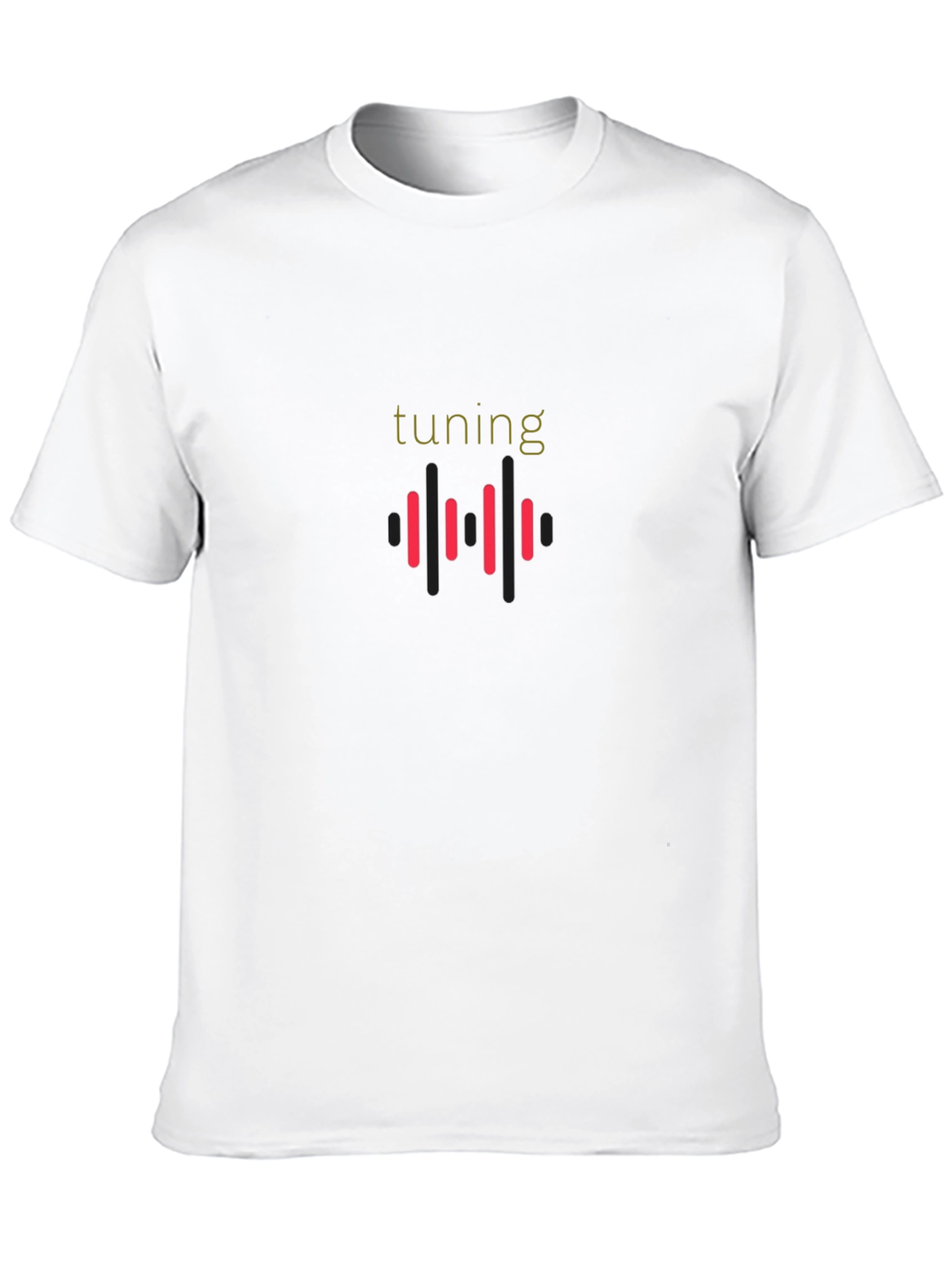 Tuning Graphic Print Tee - Black Cotton Blend