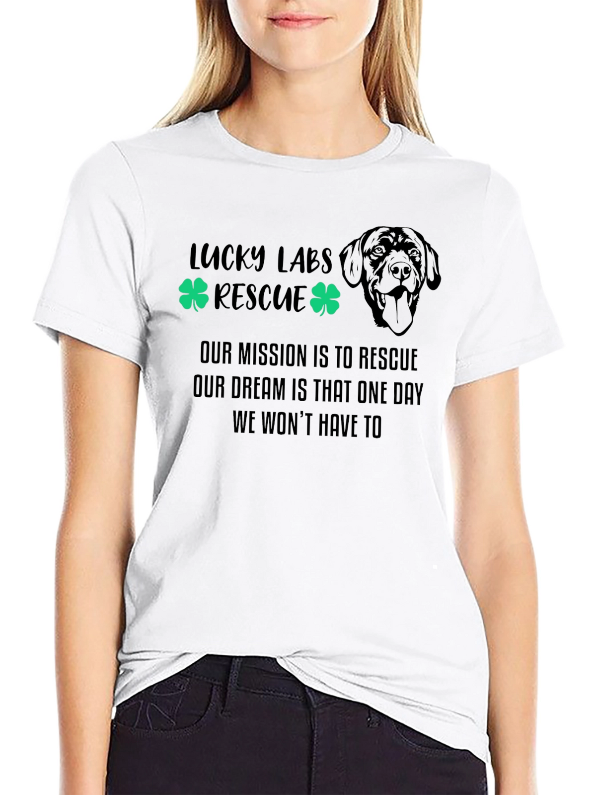Lucky Labs Rescue T-Shirt - Dog Lover Tee