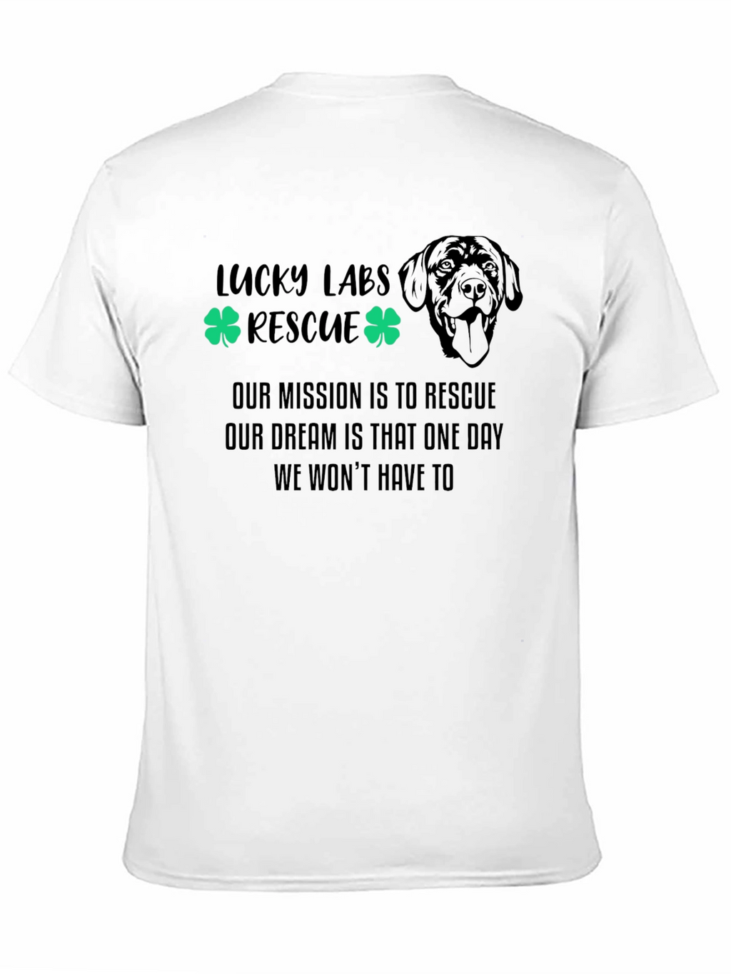 Lucky Labs Rescue T-Shirt - Dog Lover Tee