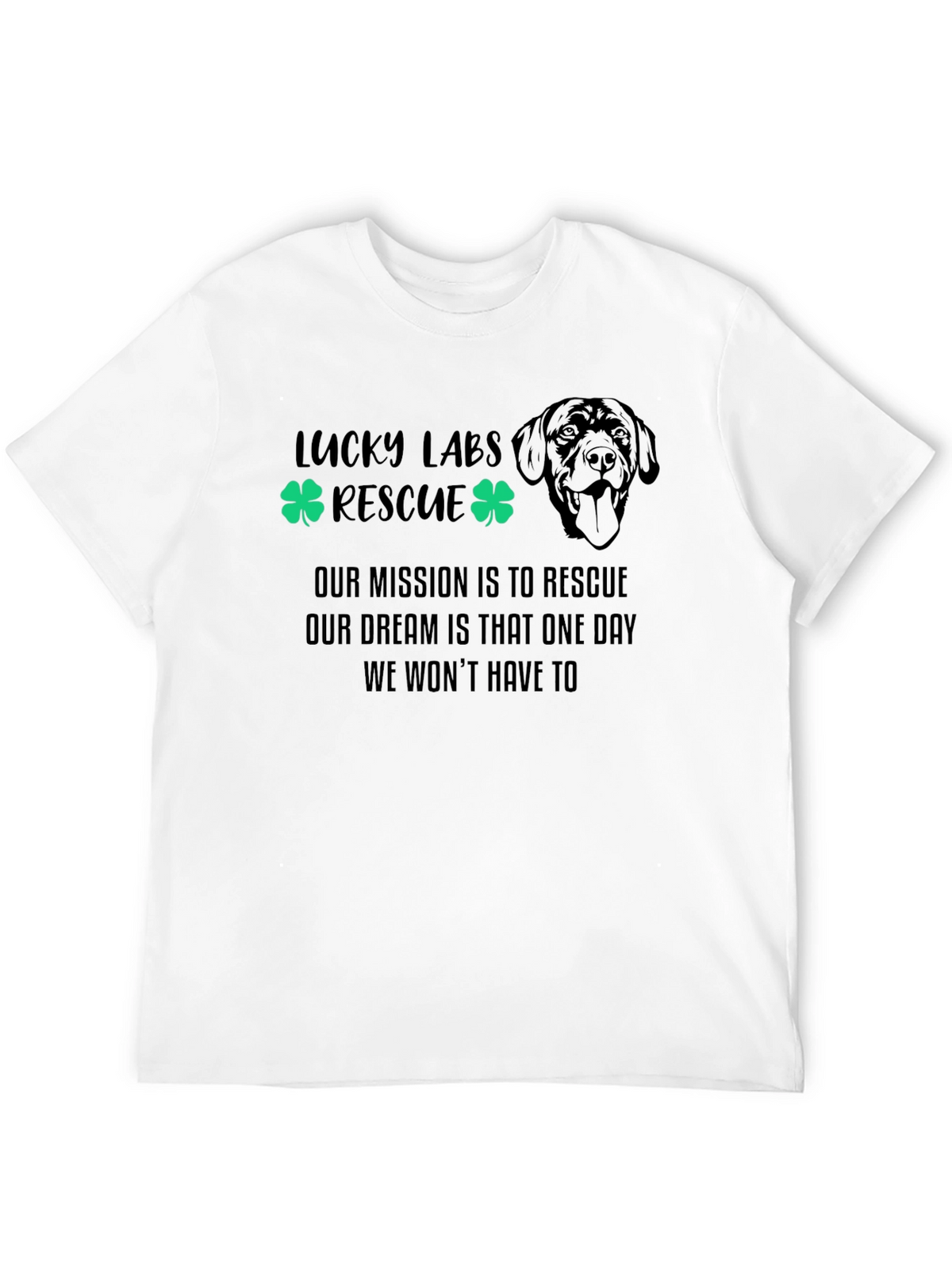 Lucky Labs Rescue T-Shirt - Dog Lover Tee