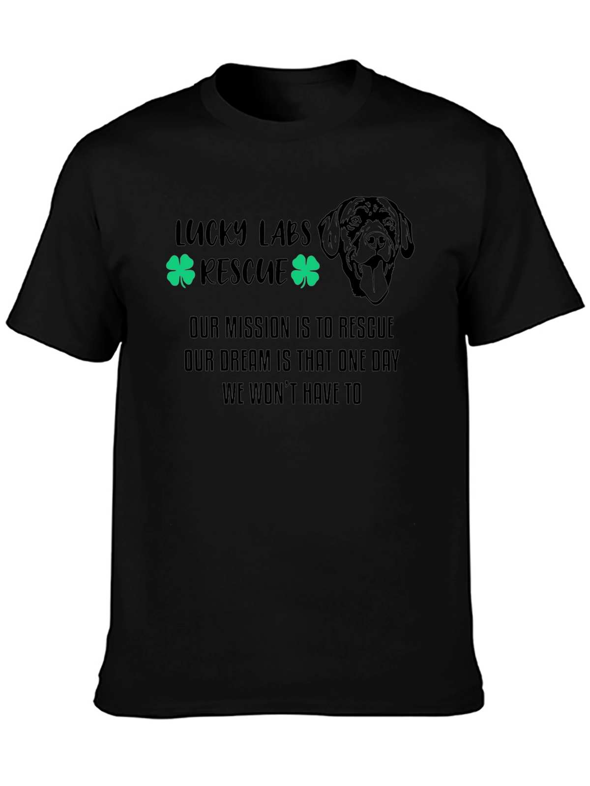 Lucky Labs Rescue T-Shirt - Dog Lover Tee