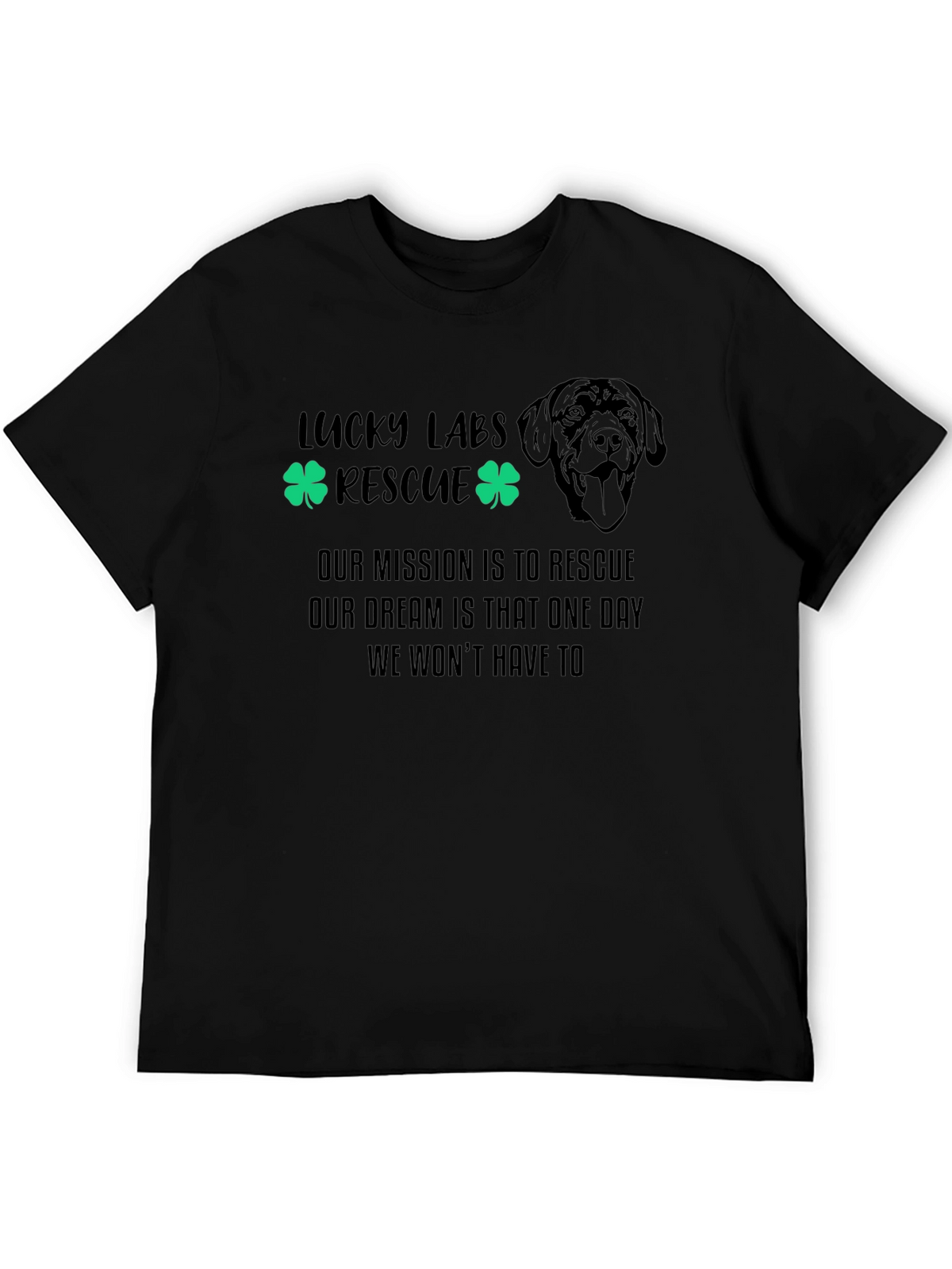 Lucky Labs Rescue T-Shirt - Dog Lover Tee