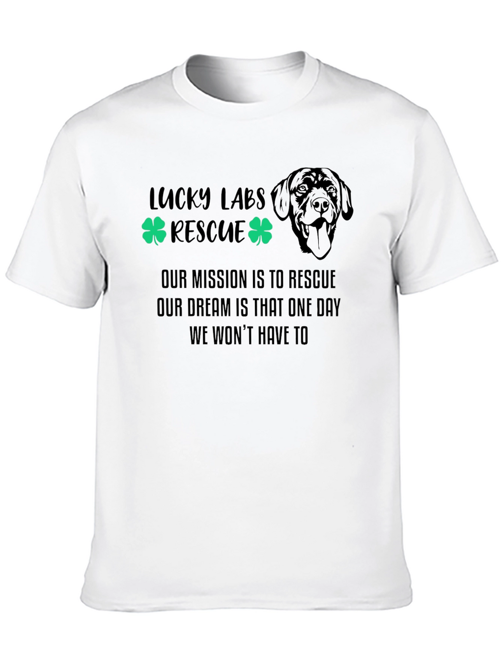 Lucky Labs Rescue T-Shirt - Dog Lover Tee