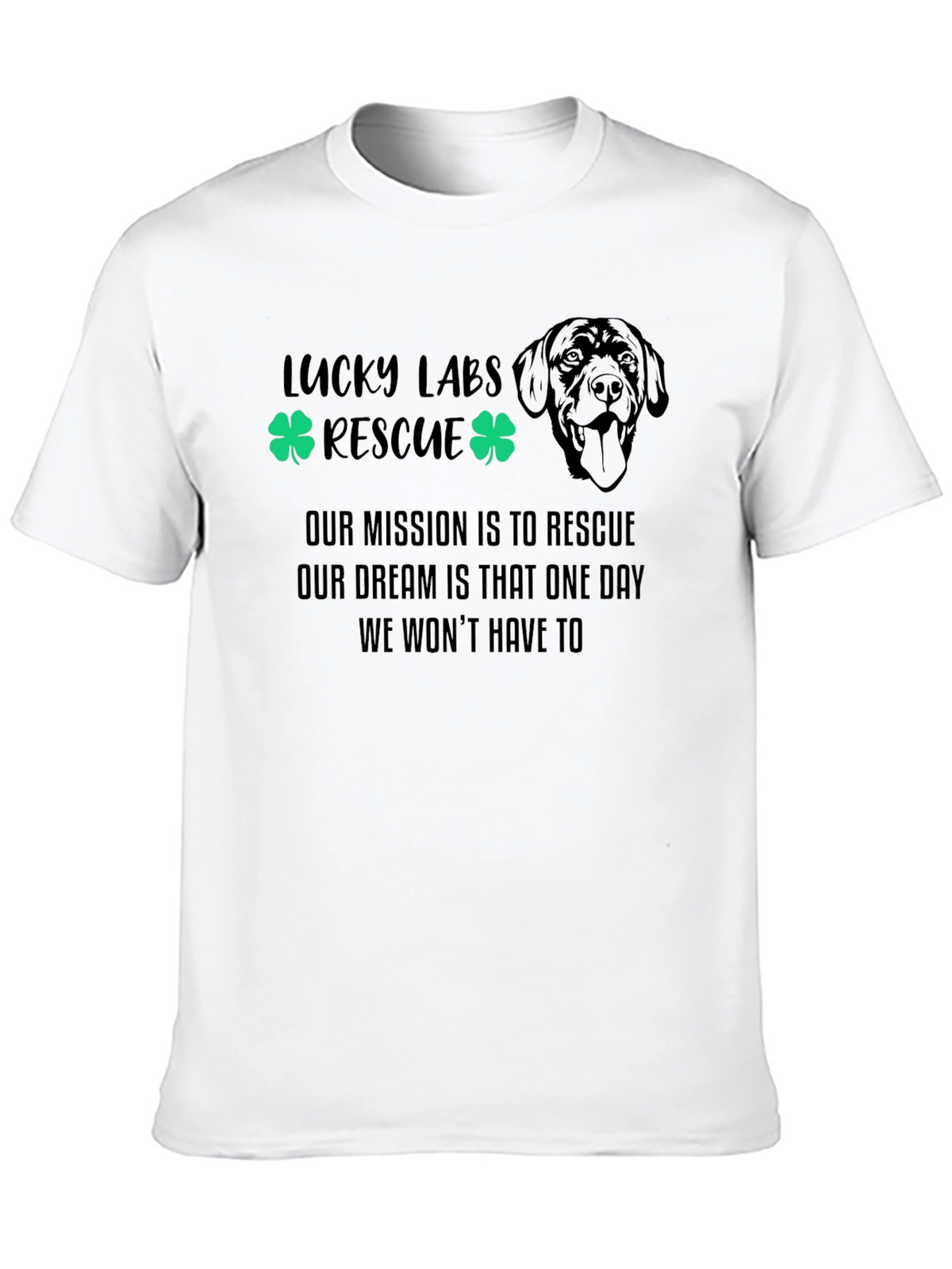 Lucky Labs Rescue T-Shirt - Dog Lover Tee