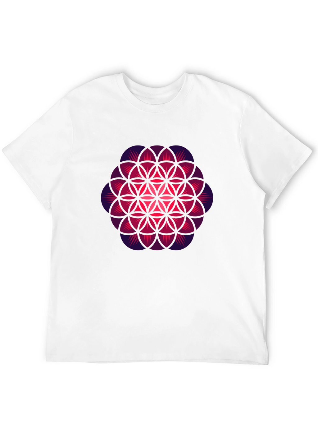 Flower of Life Graphic Tee - Black T-Shirt