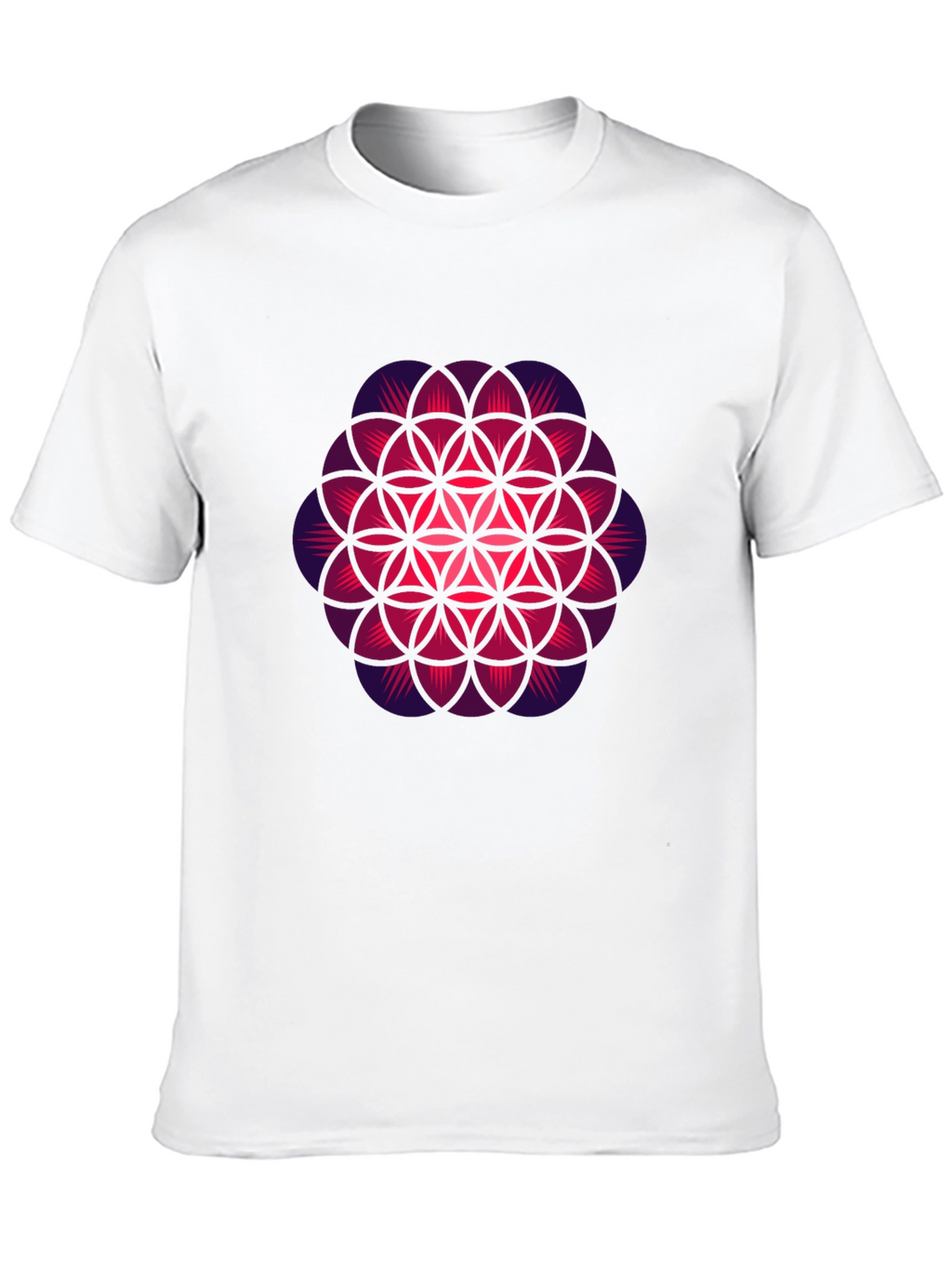 Flower of Life Graphic Tee - Black T-Shirt