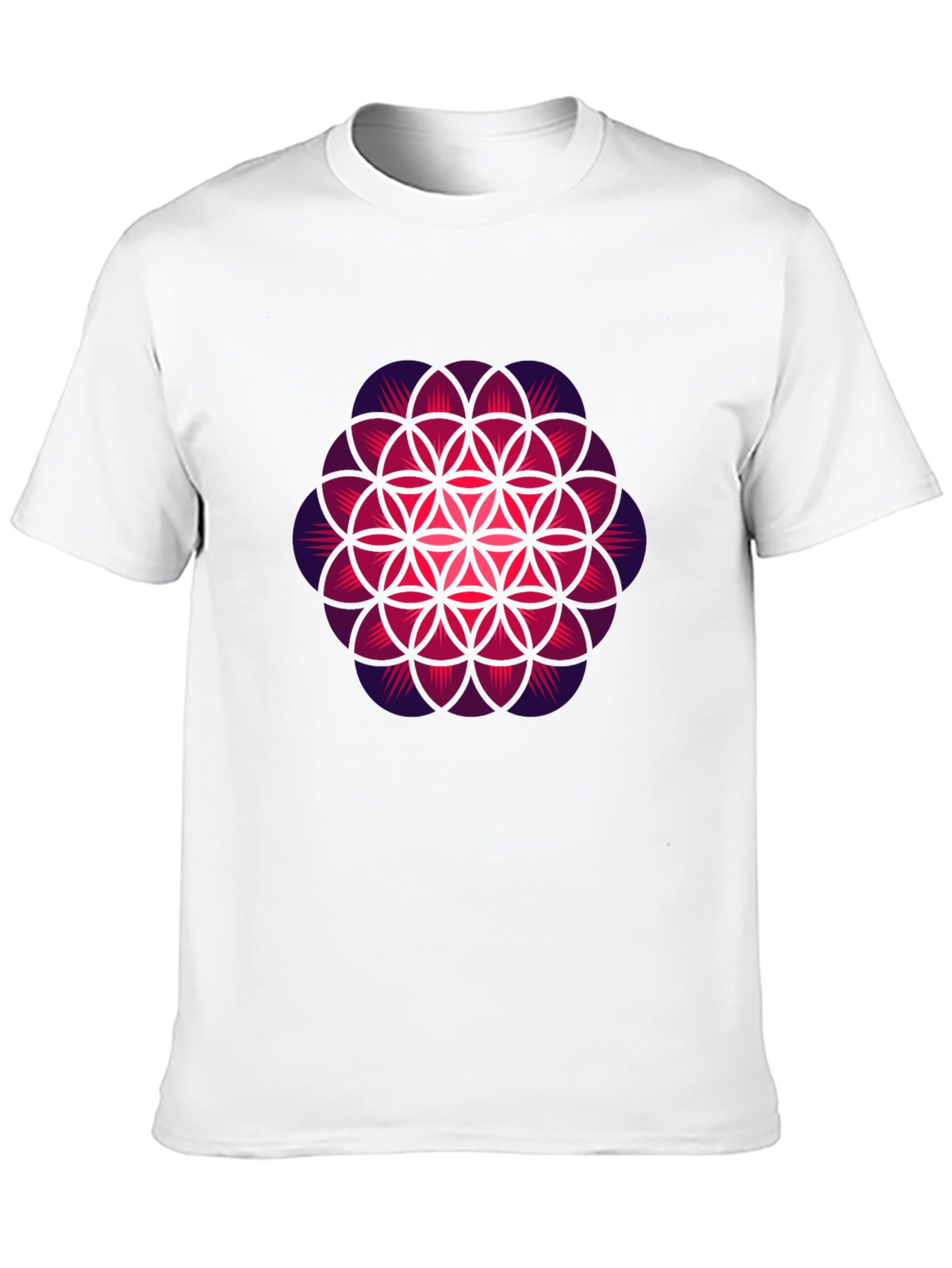 Flower of Life Graphic Tee - Black T-Shirt