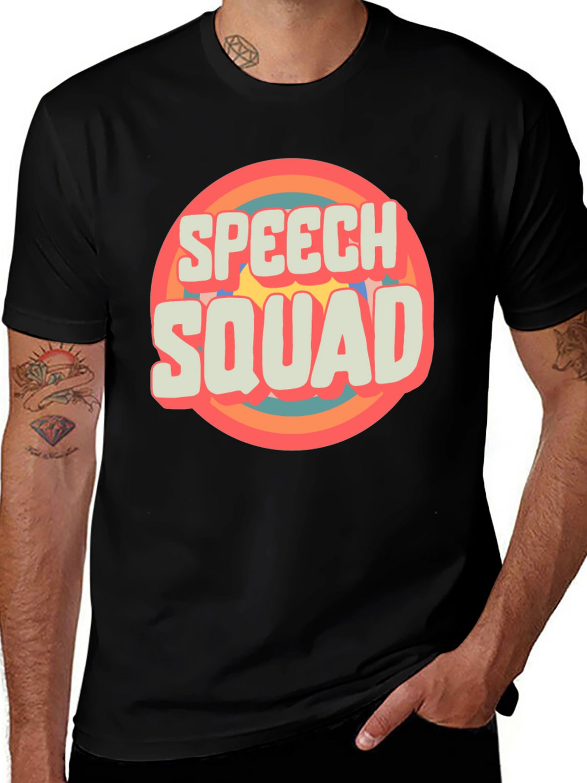 Speech Squad Retro Graphic Tee