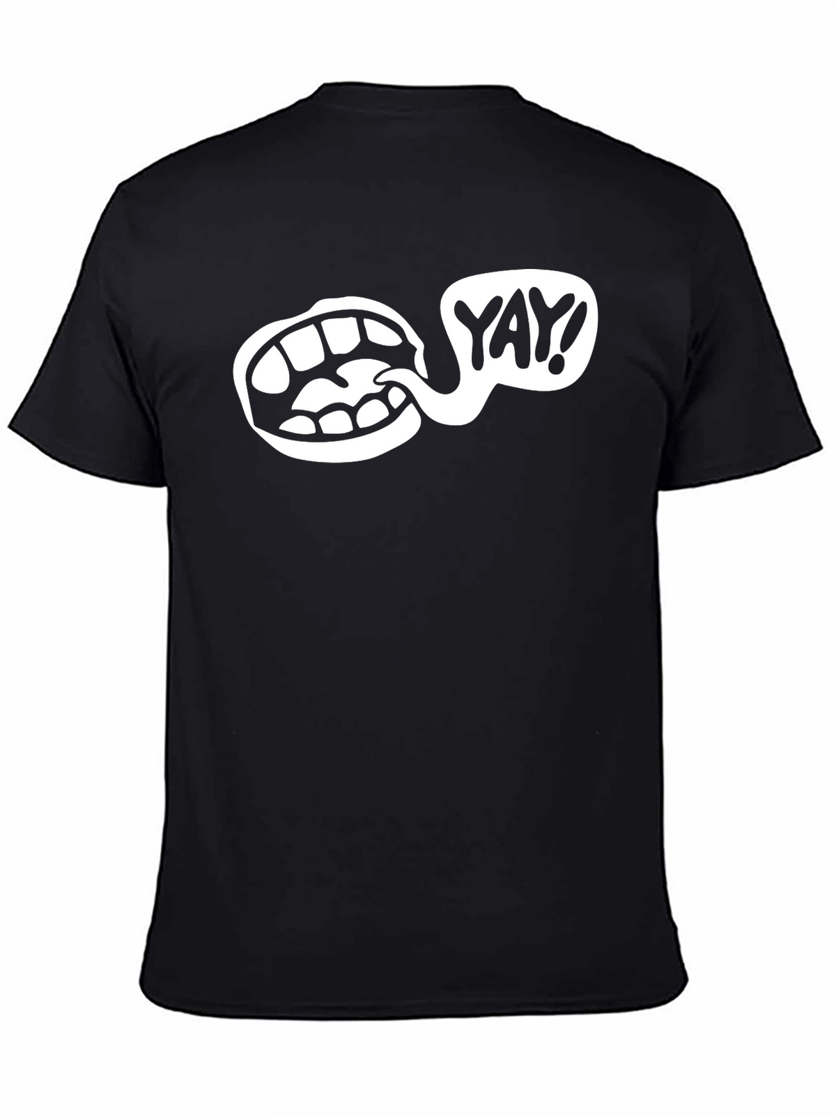 Yay! Graphic T-Shirt - Black Cotton Tee