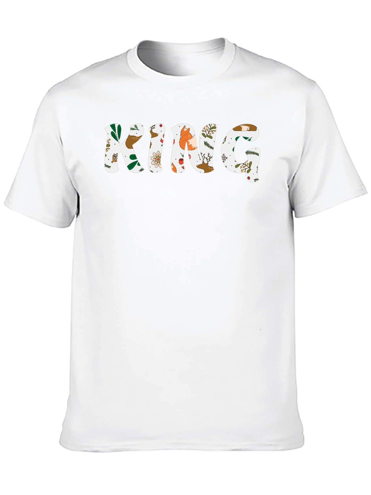 Floral KING Graphic Tee - Black