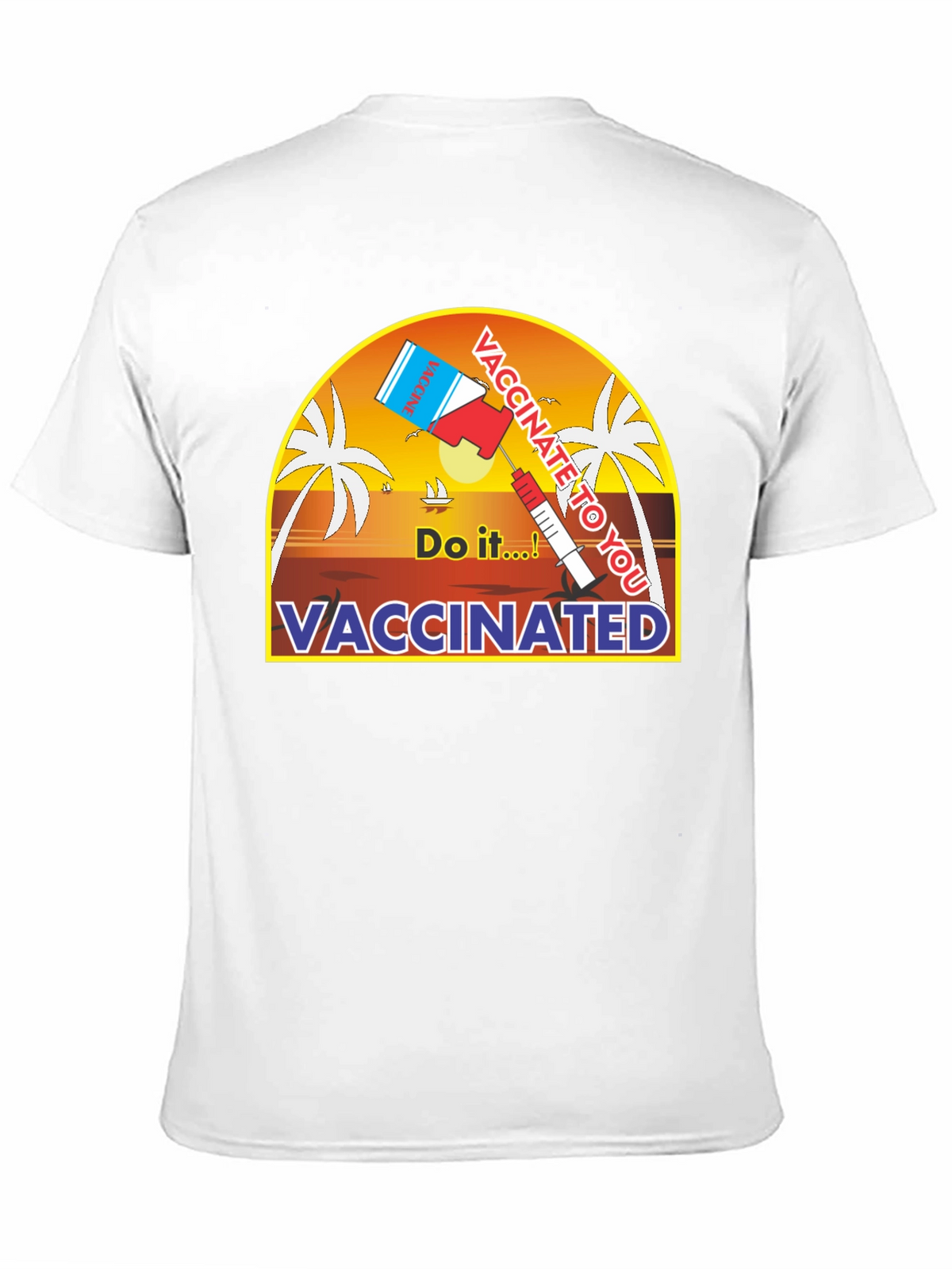 Vaccinated Do It! Graphic Tee - Black