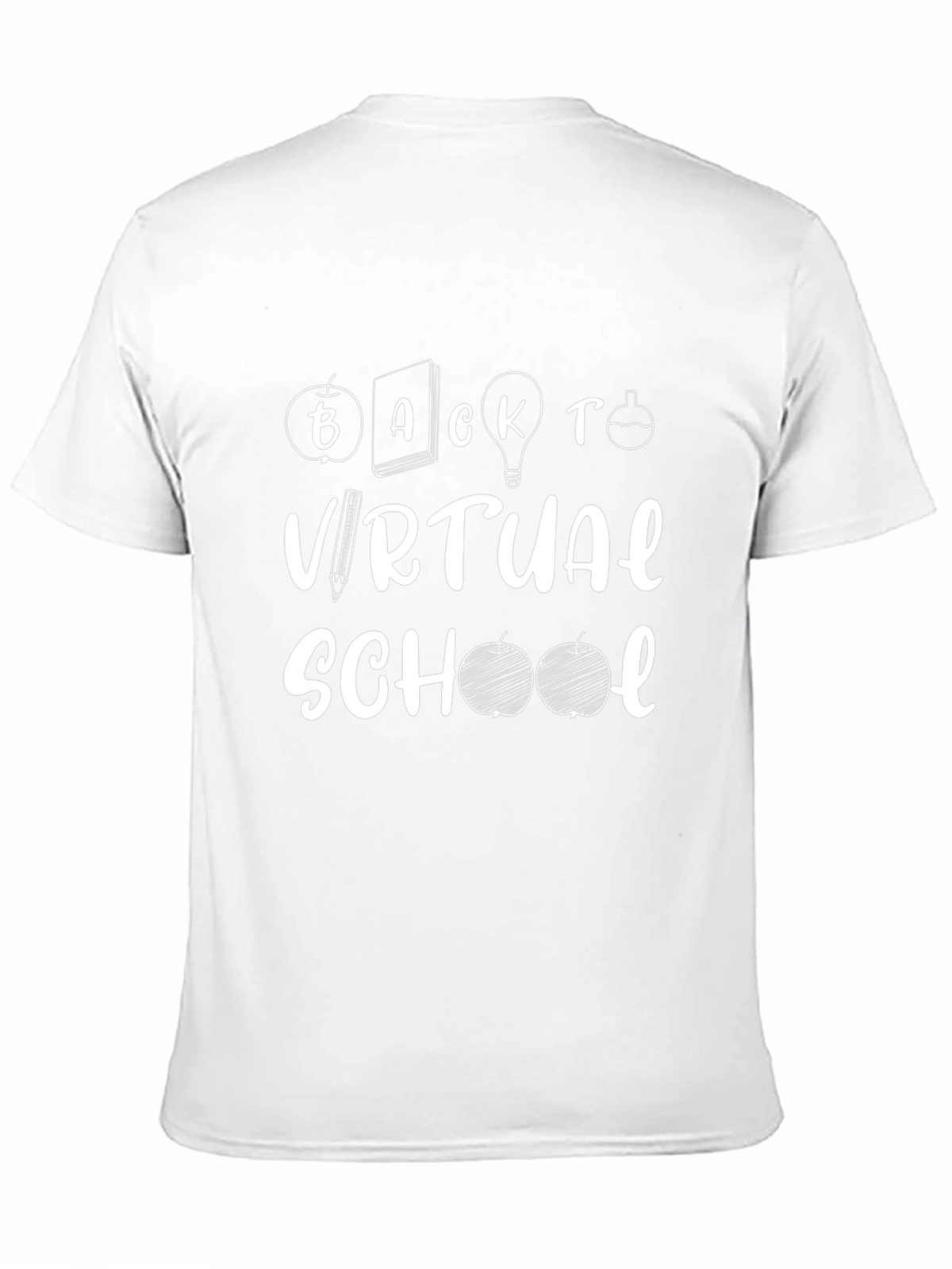 Back to Virtual School Graphic Tee - Black