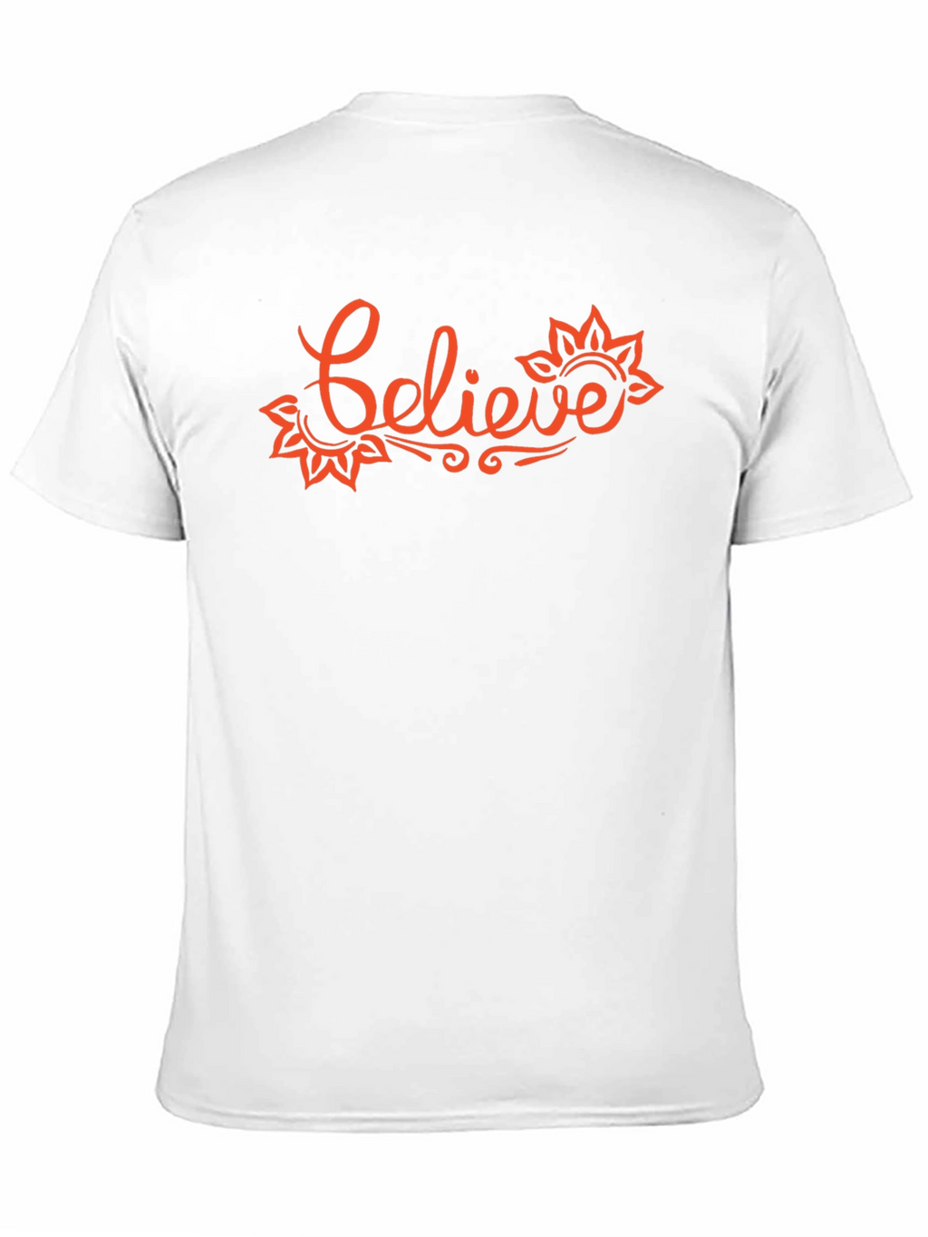 Believe Graphic T-Shirt - Trendy Crew Neck Tee