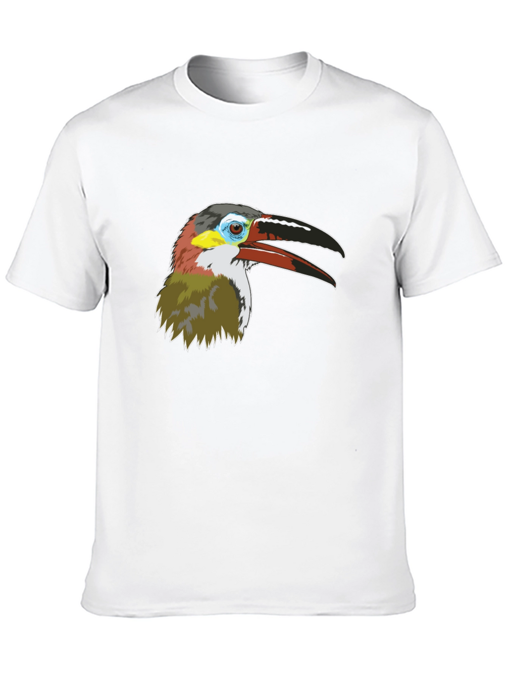 Toucan Bird Graphic Tee - Mens Black T-Shirt