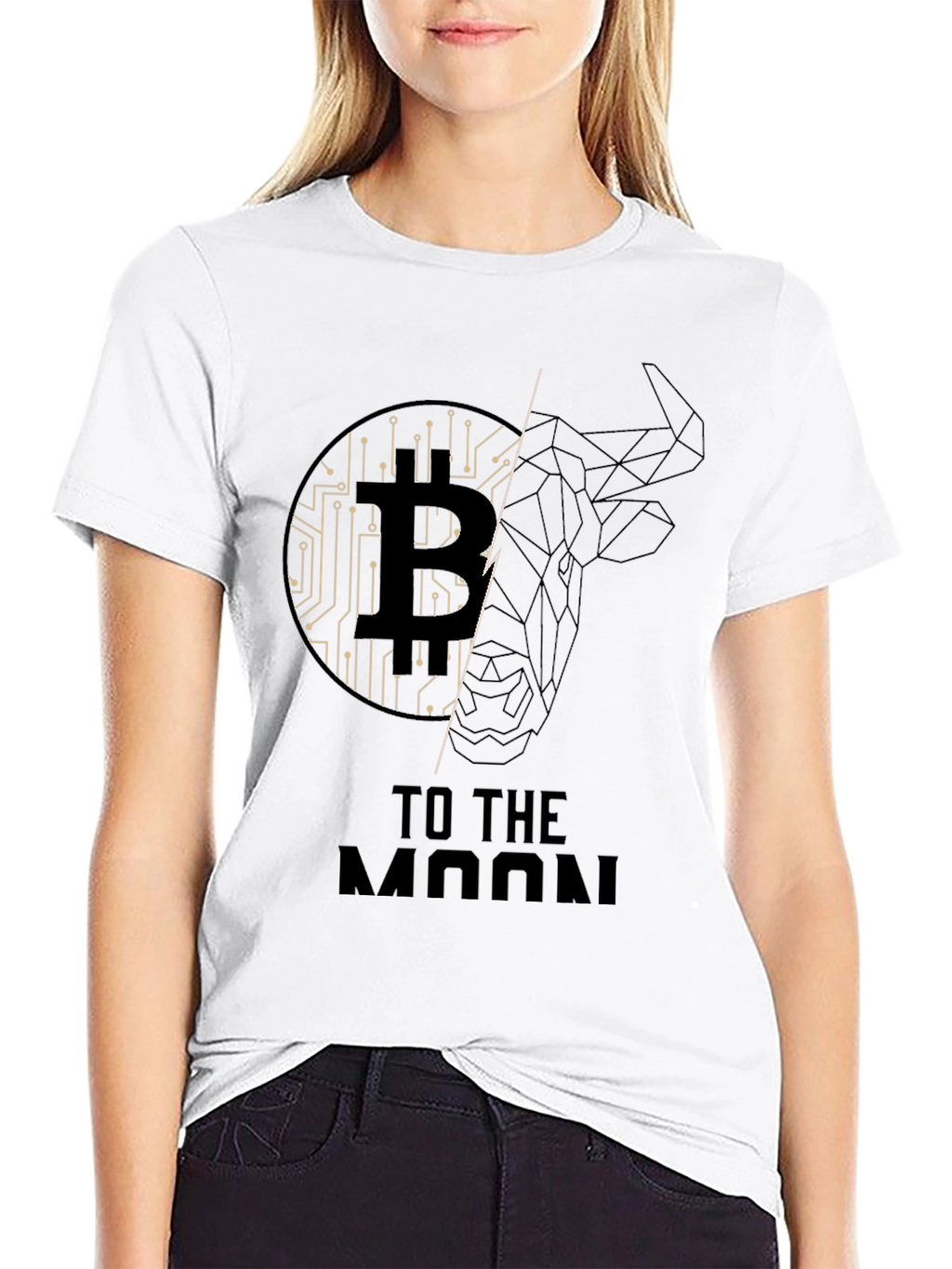 Bitcoin Bull Crypto T-Shirt - To the Moon!