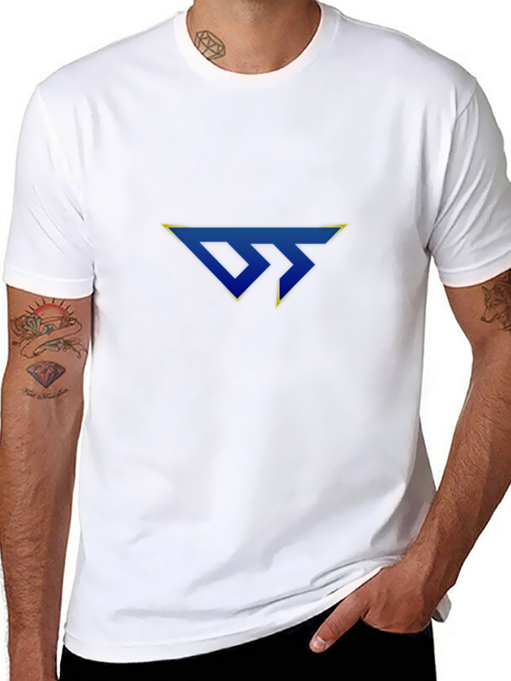 Modern Graphic Tee - Stylish Black Shirt