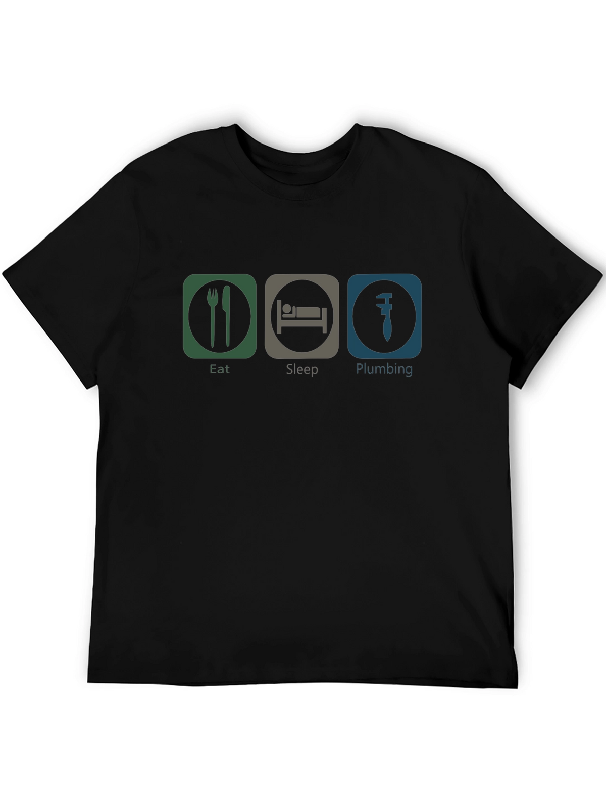 Eat Sleep Plumbing T-Shirt Plumber Gift