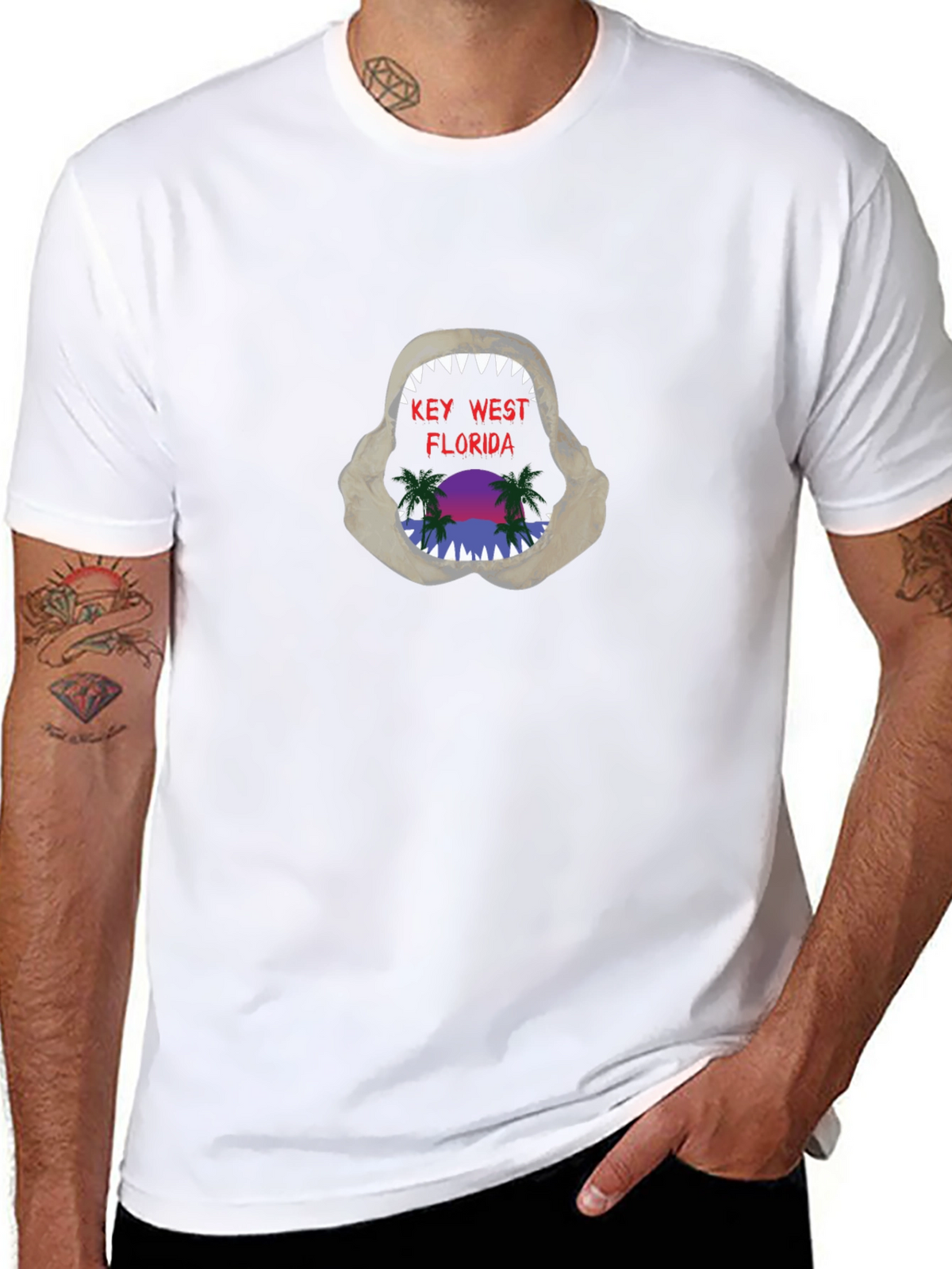 Key West Florida Shark Teeth T-Shirt