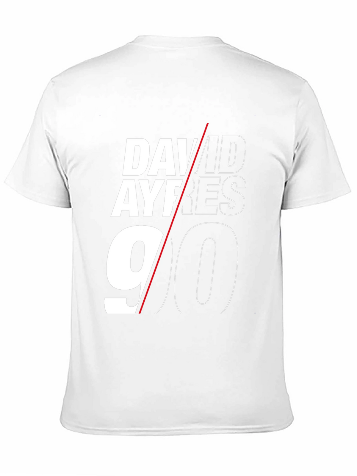 David Ayres 90 Black Graphic T-Shirt