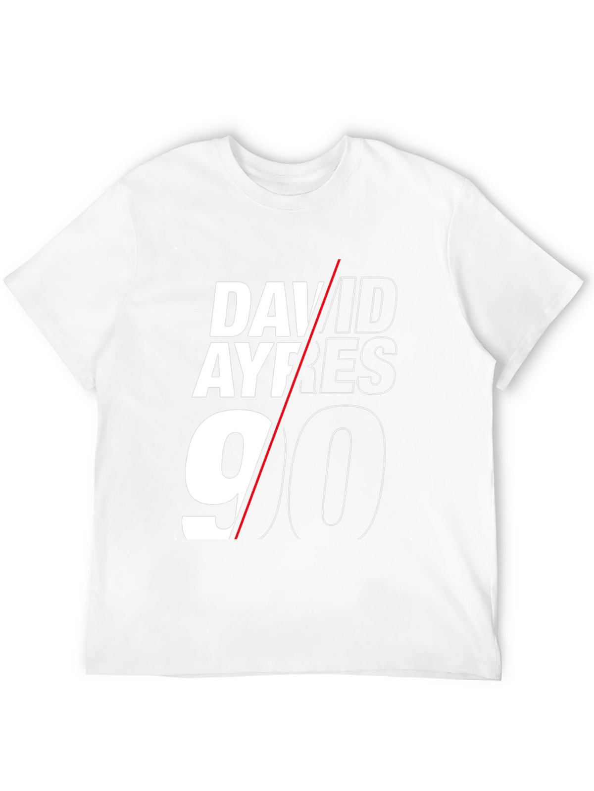 David Ayres 90 Black Graphic T-Shirt
