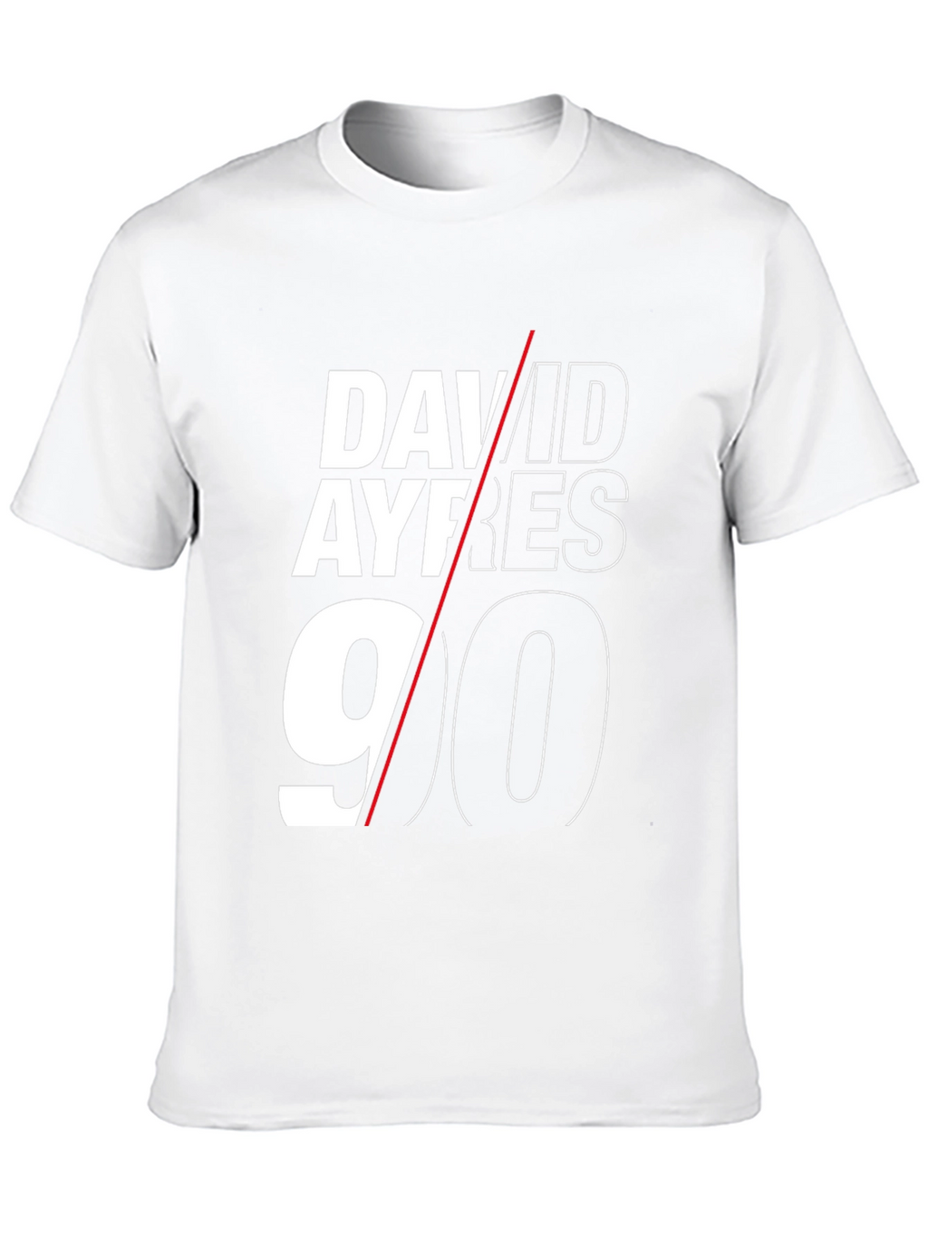 David Ayres 90 Black Graphic T-Shirt
