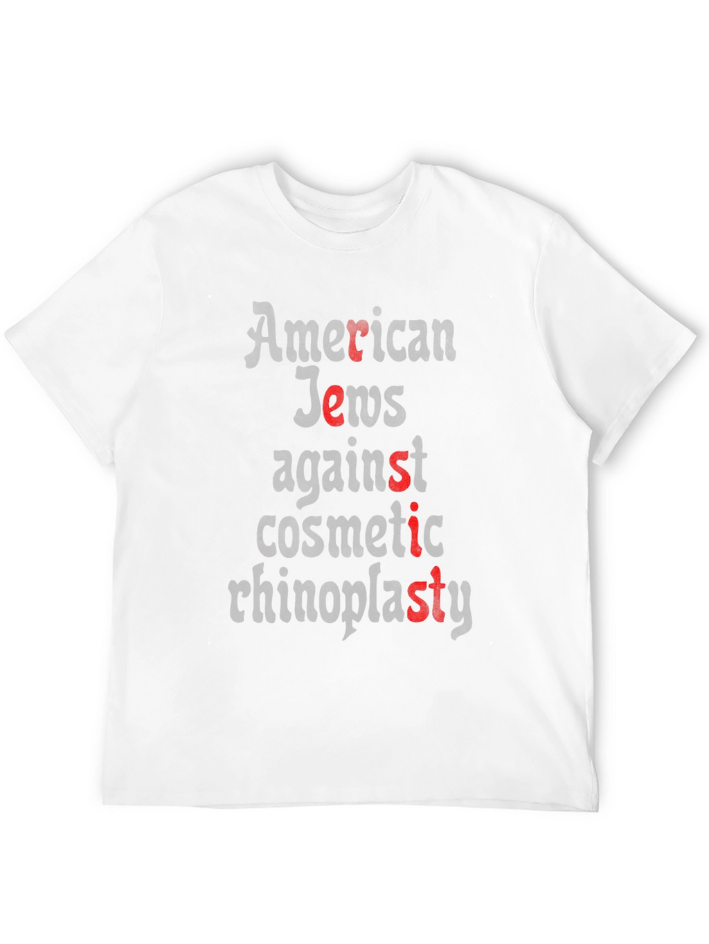 American Jews Against Cosmetic Rhinoplasty T-Shirt