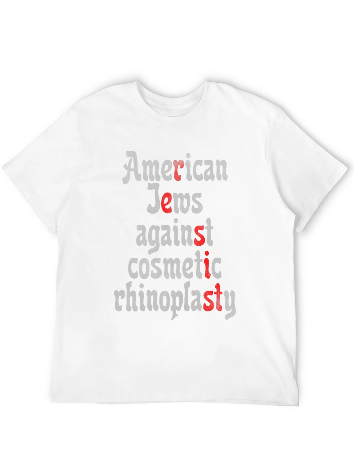 American Jews Against Cosmetic Rhinoplasty T-Shirt