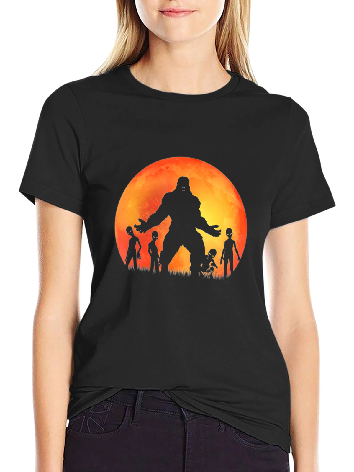 Bigfoot Moon T-Shirt