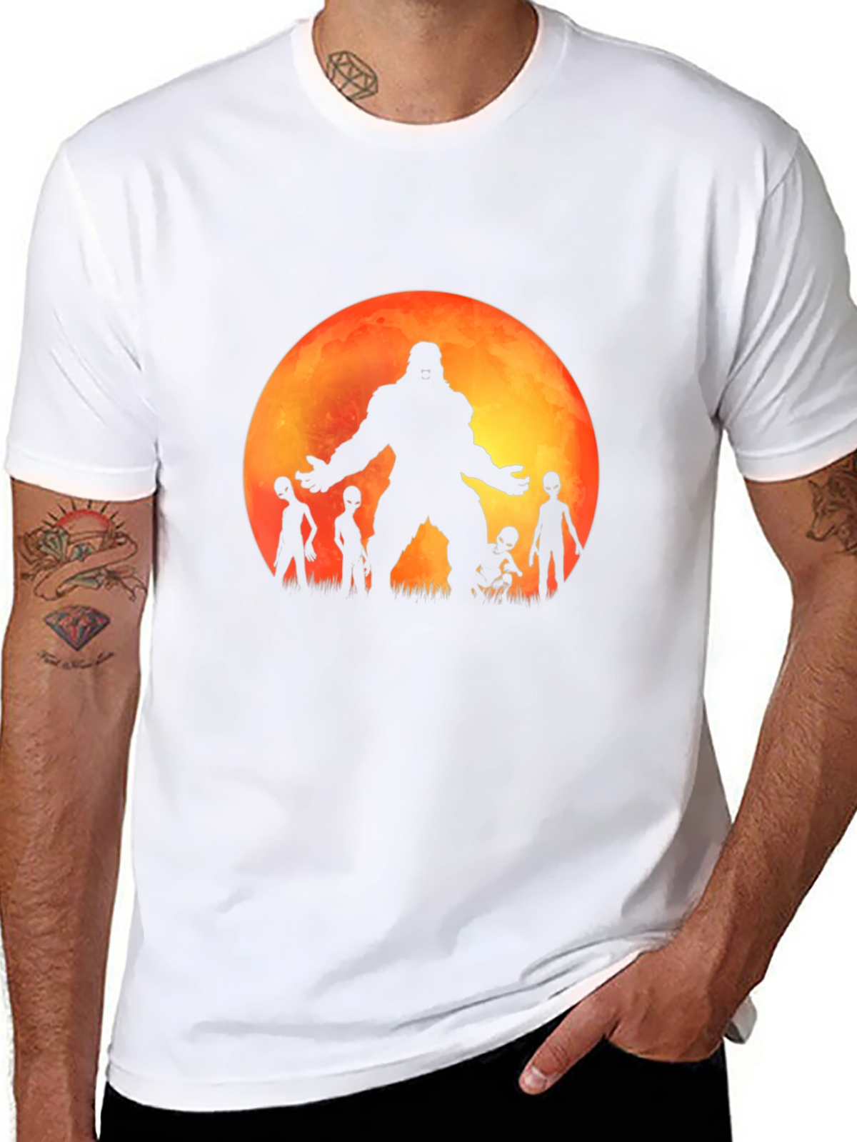 Bigfoot Moon T-Shirt