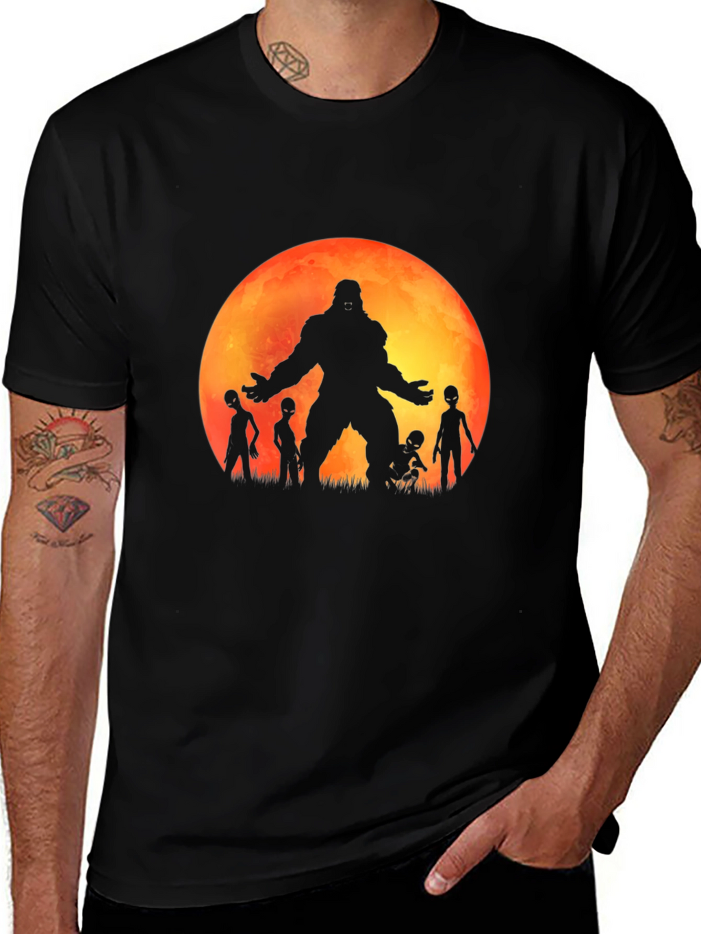 Bigfoot Moon T-Shirt