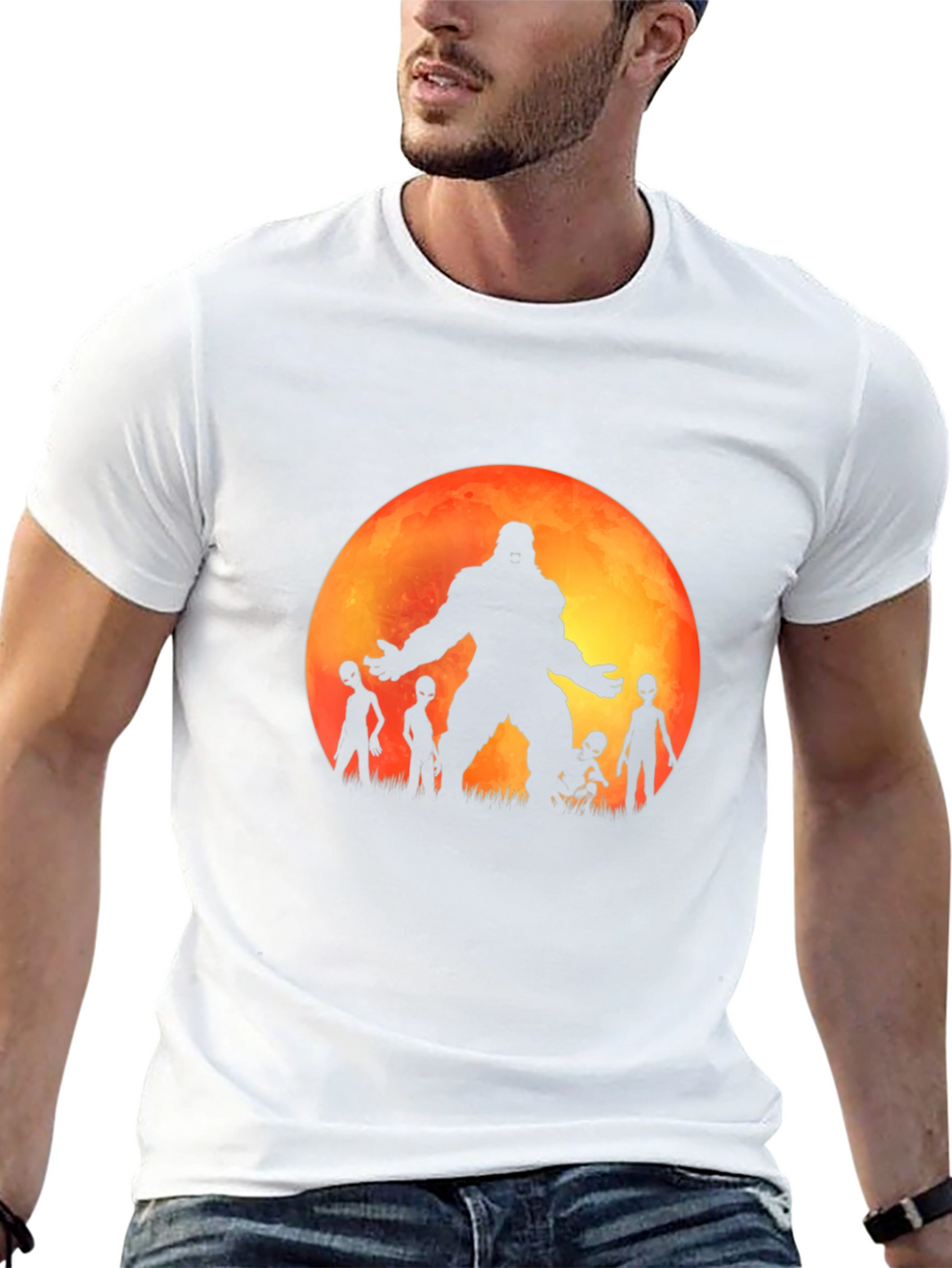 Bigfoot Moon T-Shirt