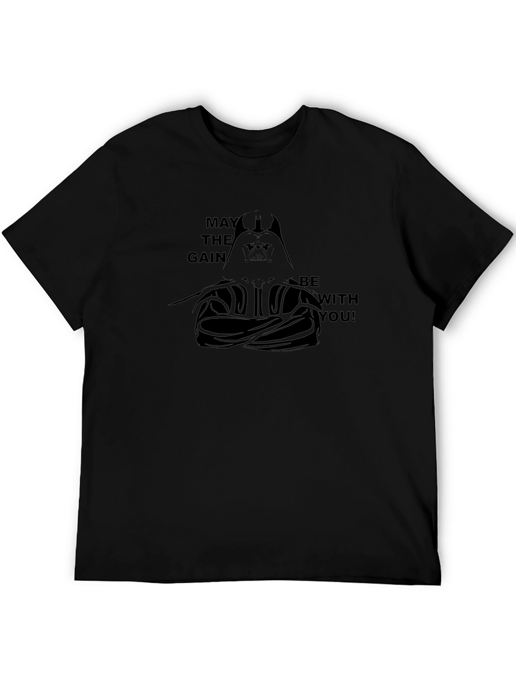 May The Gain Be With You Black T-Shirt
